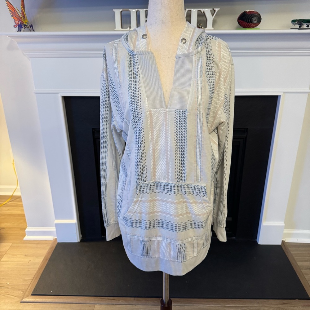 🌿 C&C California Lightweight Hooded Pullover Tunic | Size M